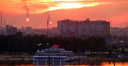 Закат в Казани