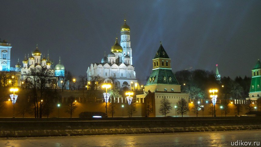 Москва Кремль Зима