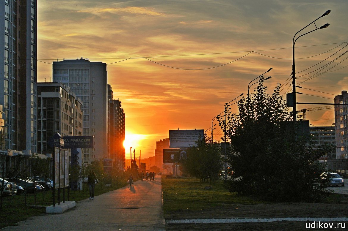 Закат на Чистопольской