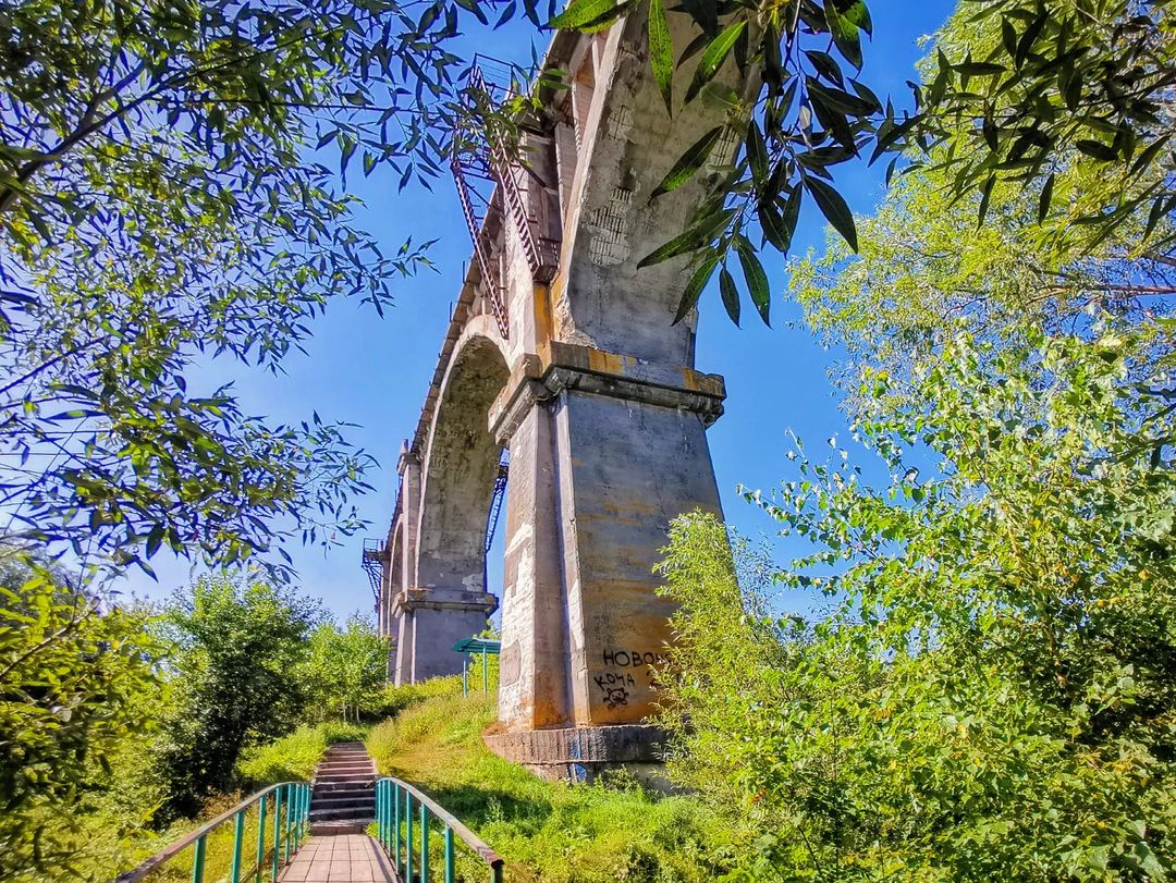 Мокринский железнодорожный мост Канаш