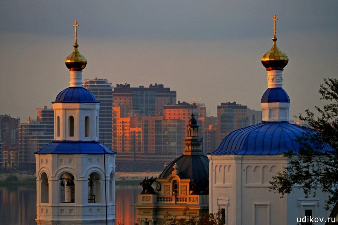 Закат в Казани