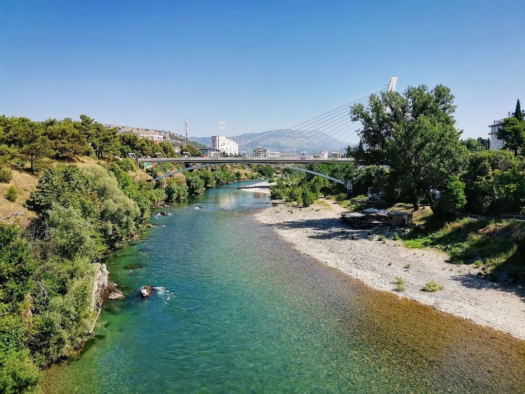 Река Морача Черногория Подгорица