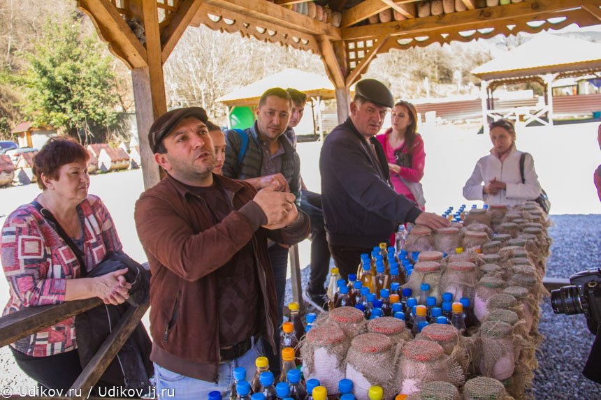 Торговцы мёдом в Абхазии