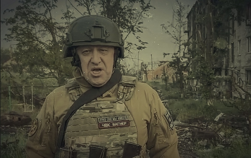 Евгений Пригожин в военной форме