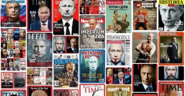 Путин обложки журналов