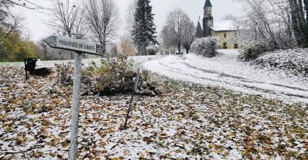 Первый снег в Клермоне