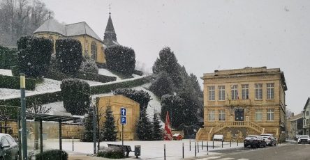 Новогодний снег в Клермоне