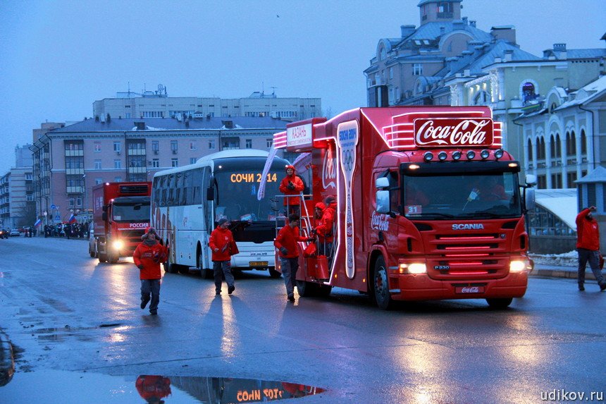 Эстафета олимпийского огня в Казани 2014 год