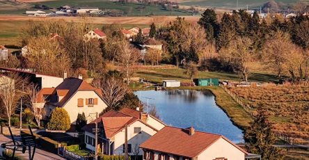 Весенний Клермон на закате