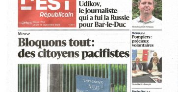 Первая полоса L'EST Républicain