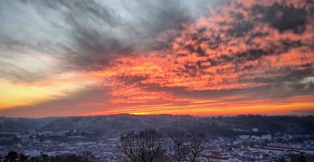 Закат над Bar-l-Duc