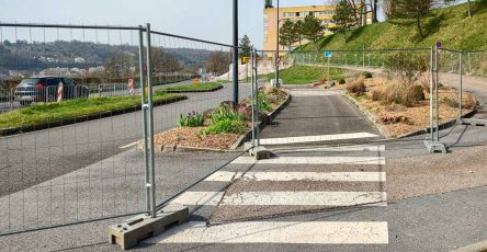 Перекрытый тротуар